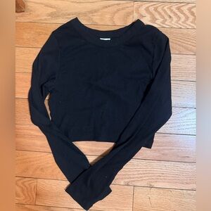 Black Long Sleeve Women's Top